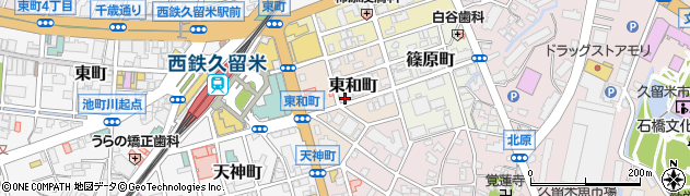 池坊三潴支部周辺の地図