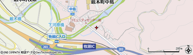 佐賀県唐津市厳木町中島268周辺の地図