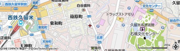 福岡県久留米市諏訪野町2570周辺の地図