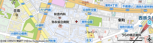 赤司広楽園周辺の地図
