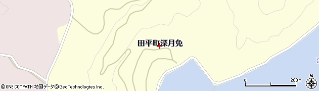 長崎県平戸市田平町深月免周辺の地図