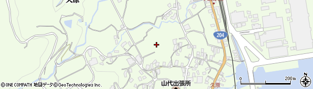 佐賀県伊万里市山代町周辺の地図