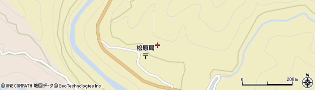 高知県高岡郡梼原町松原537周辺の地図