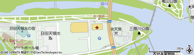 日田天領水の里元氣の駅周辺の地図