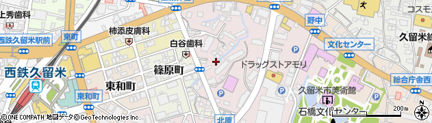 福岡県久留米市諏訪野町2742周辺の地図