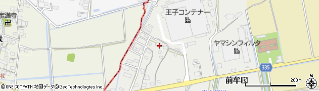 佐賀県三養基郡上峰町前牟田1441周辺の地図