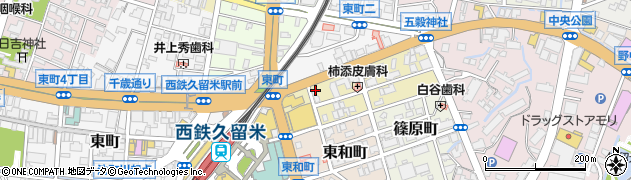 熊谷清子美容室周辺の地図