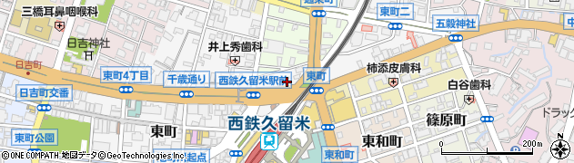 ＢＡＬＡＮＣＥ久留米店周辺の地図