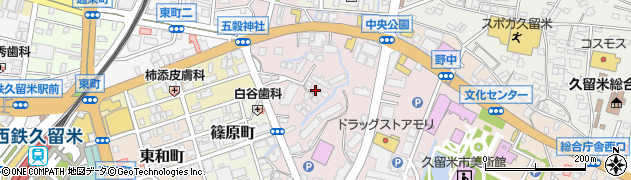 福岡県久留米市諏訪野町2730周辺の地図
