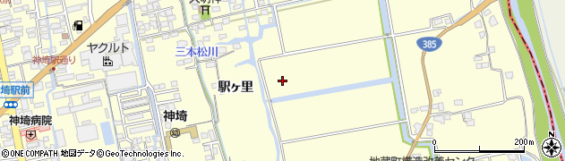 佐賀県神埼市神埼町田道ヶ里周辺の地図