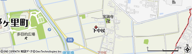 佐賀県吉野ヶ里町（神埼郡）下中杖周辺の地図