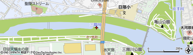 島内橋周辺の地図