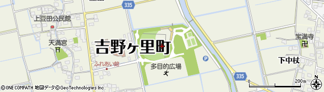 佐賀県吉野ヶ里町（神埼郡）豆田周辺の地図