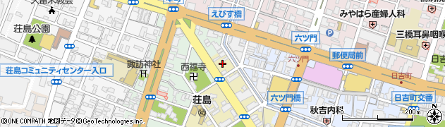 福岡県久留米市小頭町1周辺の地図