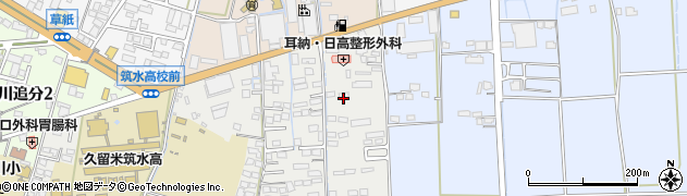 福岡県久留米市山川町1655周辺の地図