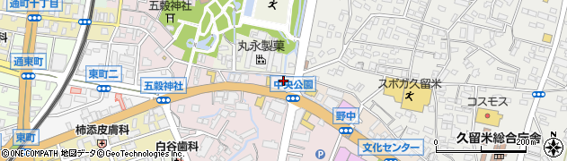 福岡県久留米市諏訪野町2713周辺の地図