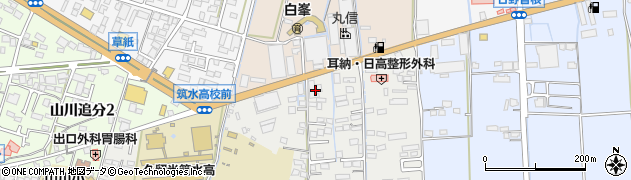 福岡県久留米市山川町1638周辺の地図
