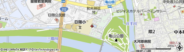 大分県日田市中ノ島町578周辺の地図