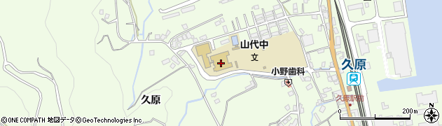 伊万里市立山代中学校周辺の地図