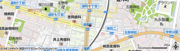 香月呉服京染店周辺の地図