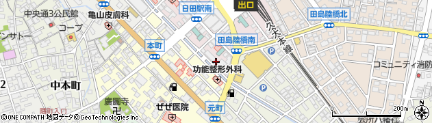大分県日田市元町19周辺の地図