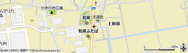 佐賀県佐賀市久保泉町（上和泉）周辺の地図
