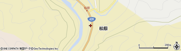 高知県高岡郡梼原町松原402周辺の地図