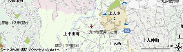 大分県別府市北石垣1679周辺の地図