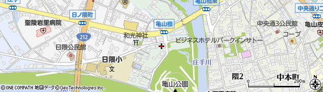 大分県日田市中ノ島町169周辺の地図