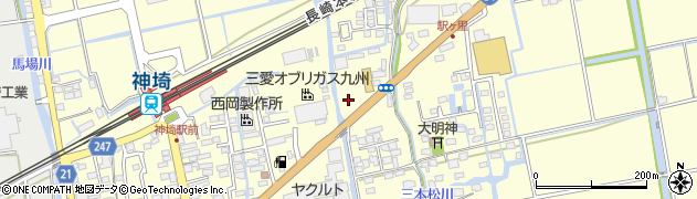 株式会社ニシケン　神埼営業所周辺の地図
