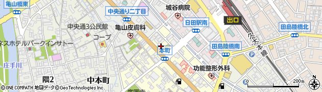 カメラのキタムラ日田店周辺の地図