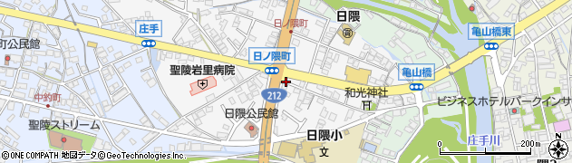 大分県日田市日ノ隈町201周辺の地図