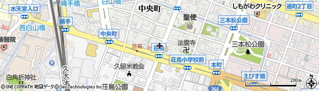 中央亭周辺の地図
