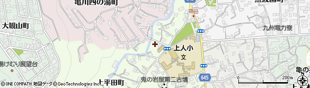 大分県別府市北石垣1666周辺の地図