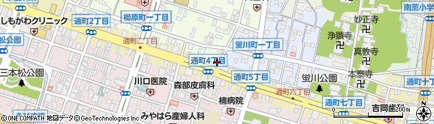 ミツトミスポーツ久留米店周辺の地図