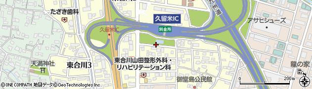 御堂島公園周辺の地図