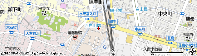 福岡県久留米市白山町213周辺の地図