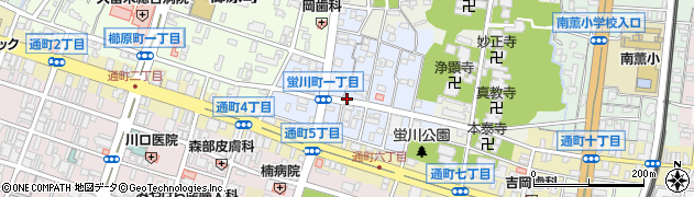 キー＆ロック（ＫＥＹ＆ＬＯＣＫ）１１０番　久留米店周辺の地図
