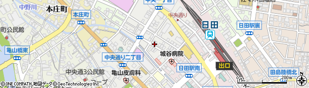 津江商店周辺の地図