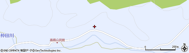 大分県玖珠郡玖珠町岩室2563周辺の地図