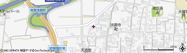 佐賀県佐賀市大和町大字久池井周辺の地図