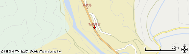 松原局前周辺の地図