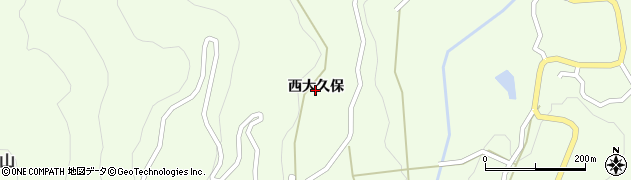 佐賀県伊万里市山代町（西大久保）周辺の地図