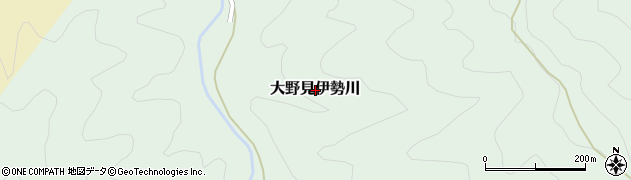高知県高岡郡中土佐町大野見伊勢川周辺の地図