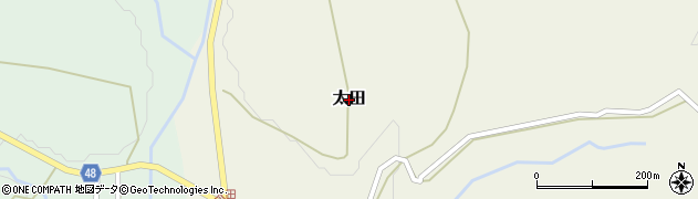 大分県玖珠町（玖珠郡）太田周辺の地図