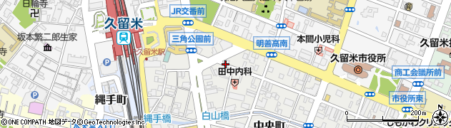 田中鰻屋周辺の地図