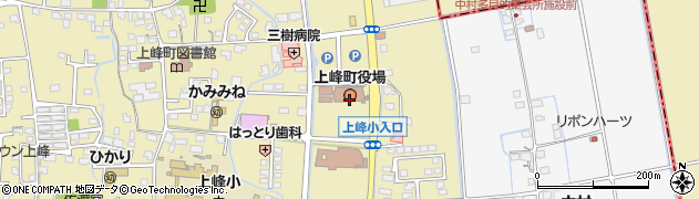 佐賀県三養基郡上峰町周辺の地図