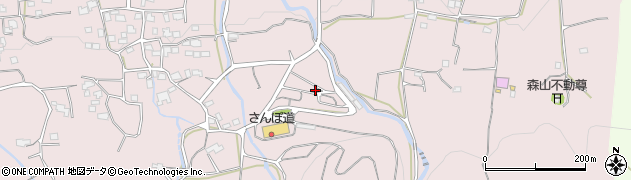 福岡県久留米市田主丸町地徳2524周辺の地図