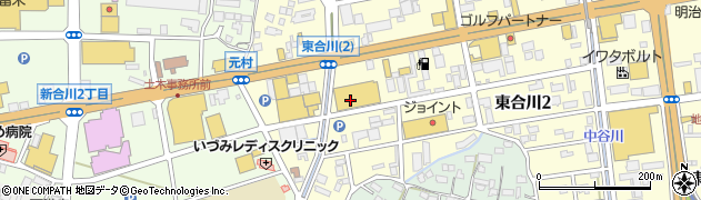快活クラブ 楽市楽座久留米店周辺の地図