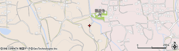 福岡県久留米市田主丸町竹野41周辺の地図